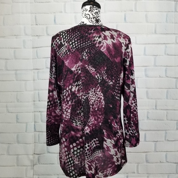 Notations women's sz l stretch knit top - Picture 8 of 8